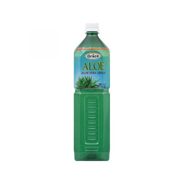 Grace Say Aloe Aloe Vera Drink with Real Aloe Chunks Original 1.5 l