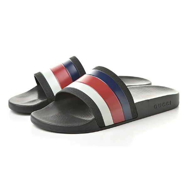 Gucci Pool Pursuit Slides BLUE AND WHITE