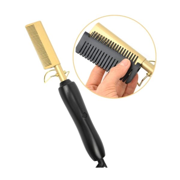 Hair Press Comb Copper 1