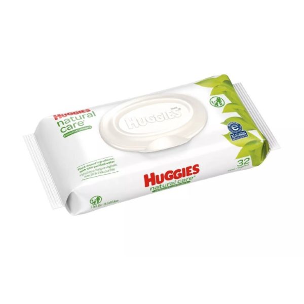 Huggies Natural Care Wipes with 99 Water for Sensitive Skin