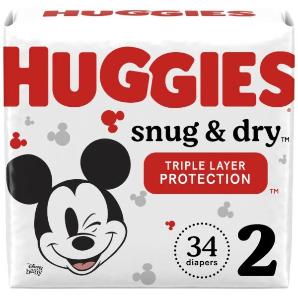 Huggies Snug Dry Baby Diapers Size 2 29 Counts