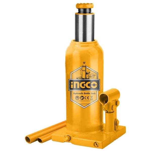 INGCO Hydraulic 20 Ton Bottle Jack With Safety Valve HBJ2002 1