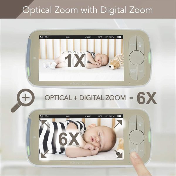 Infant Optics DXR 8 PRO Baby Monitor 720P HD White3
