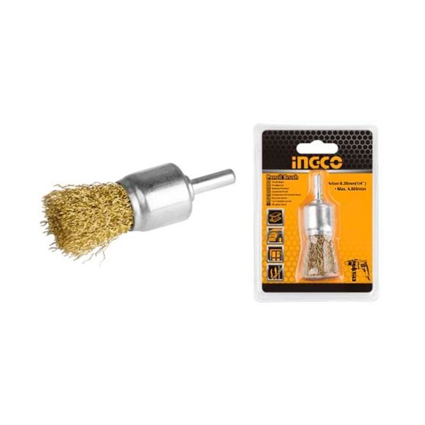 Ingco 24mm Wire Pencil Brush WB70241