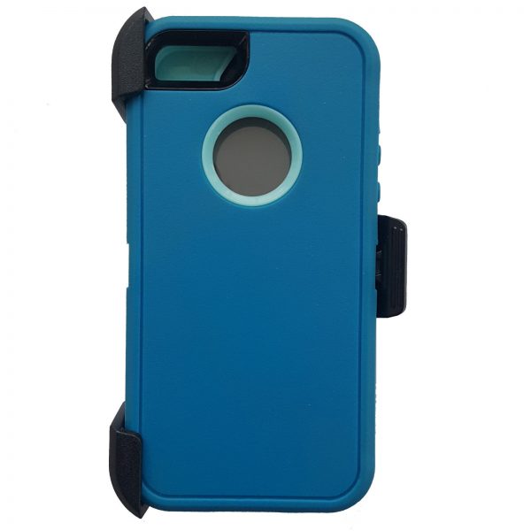 Iphone 5s Defender Case blue teal
