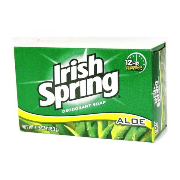 Irish Spring Deodorant Soap 3.7 Oz aloe 1