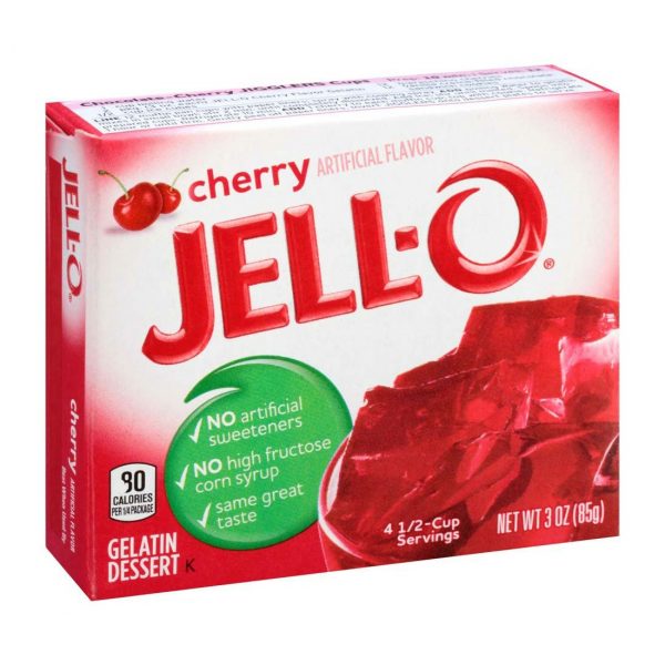 Jell O Gelatin Dessert cherry 1