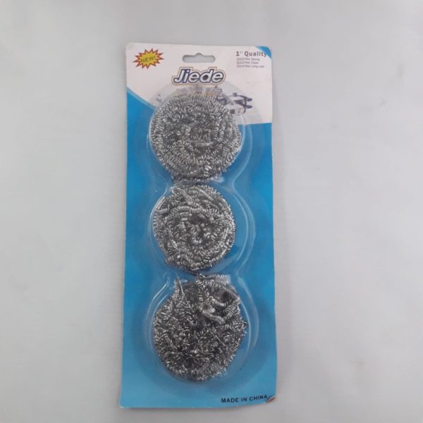 Jiede Stainless Steel Scourer 3 count