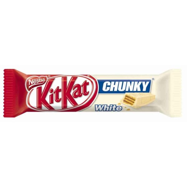 Kit Kat Chunky Chocolate Wafer Bar 40g White 1