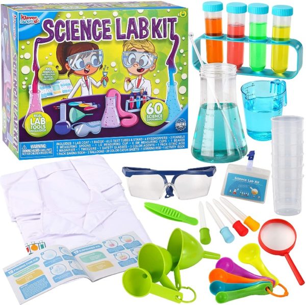 Klever Kits Science Lab Kit for Kids 60 Science Experiment Kit 11