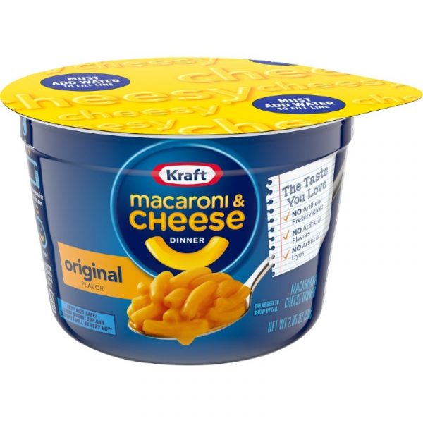 Kraft Original Flavour Macaroni Cheese Dinner Cup 58g