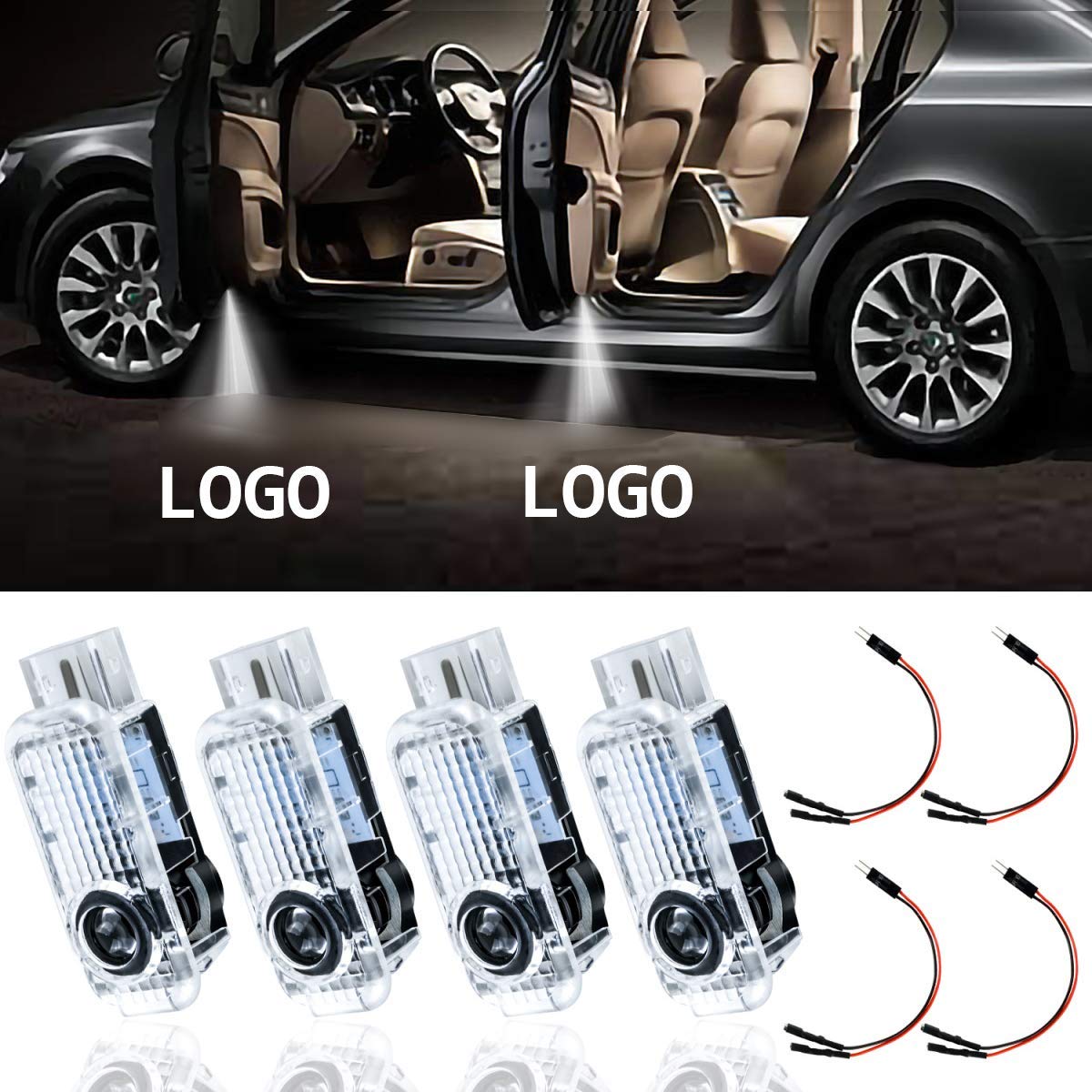 Car Logo Door Ghosts Shadow LED Laser Projector Light for sale in