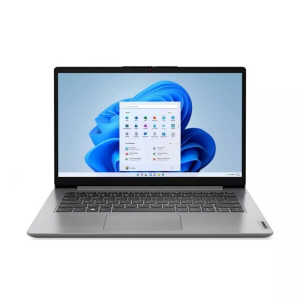 Lenovo IdeaPad 1 14 HD Laptop Intel Inside Cloud Grey 8GB RAM 256GB SSD Windows 11 Home S Mode – 14 AU7 1