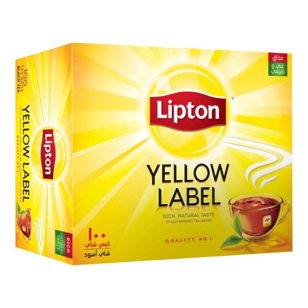 Lipton Yellow Label Black Tea Bag 100 Bags 2