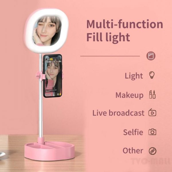 Live Beauty Makeup 3 Colors LED Soft Selfie Ring Light Y3 features