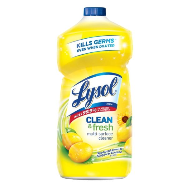 Lysol Clean Fresh Sparkling Lemon Sunflower Essence Multi Surface Cleaner 28 Fl. Oz.