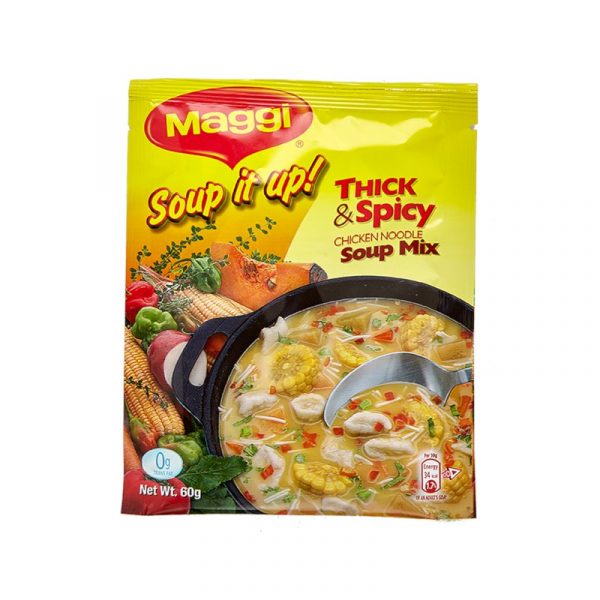 Maggi Soup It Up Thick Spicy Chicken Noodle Soup