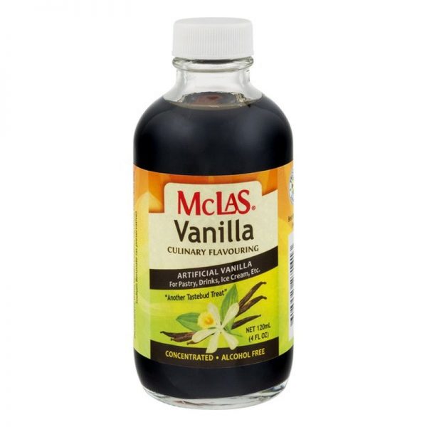 McLas Vanilla Culinary Flavouring 4 Fl Oz