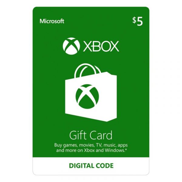 Microsoft Xbox Live Gift Card Prepaid Digital Code Key for Xbox One 360 and Windows Fast Email Delivery 55