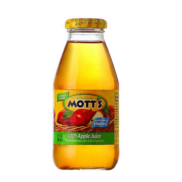 Motts Apple Juice 10 oz 1