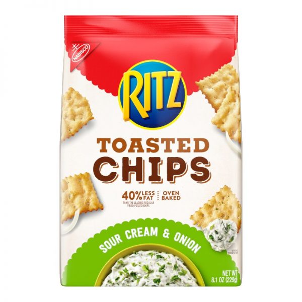 Nabisco Ritz Toasted Chips Cracker sour cream onion