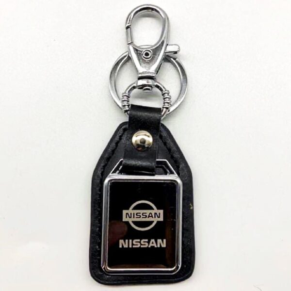 Nissan leather keychain