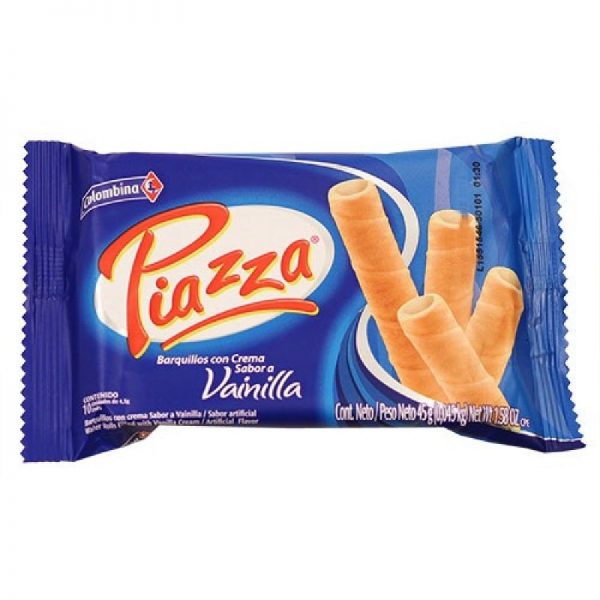 Piazza Filled Wafer Rolls 10 pack vanilla0