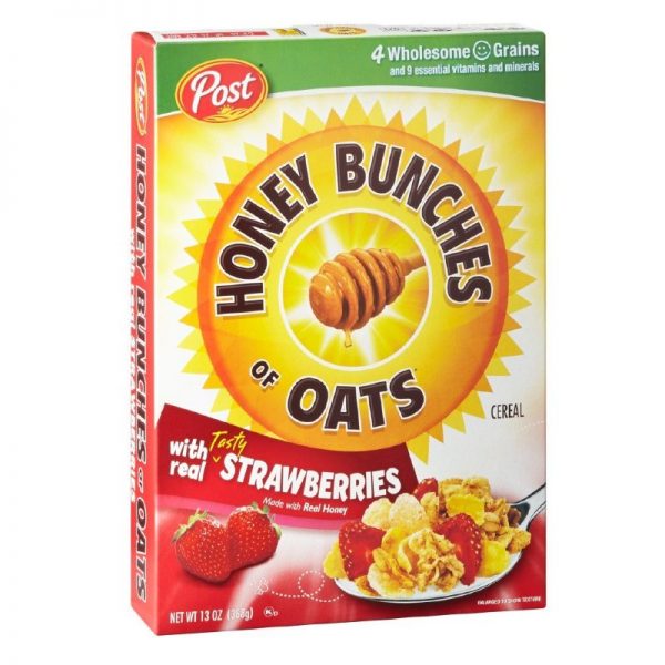Post Honey Bunches of Oats Cereal strawberry