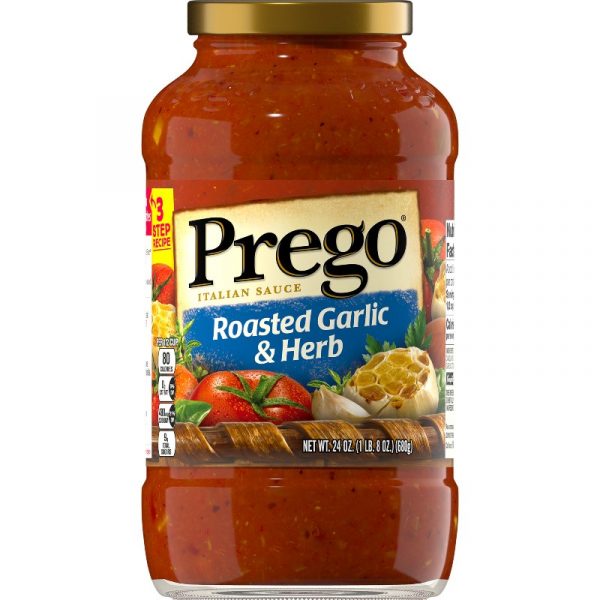 Prego Italian Sauce roasted garlic Herb