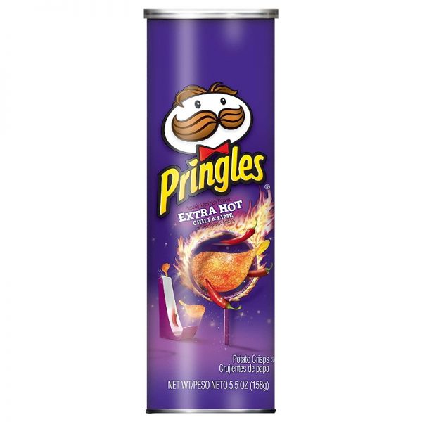 Pringles Extra Hot Chili Lime 5.5 OZ 158g