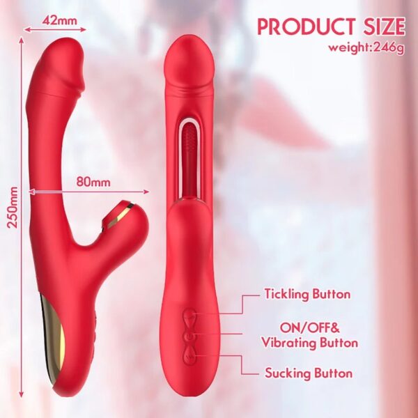 Red Flapping Vibrator 6