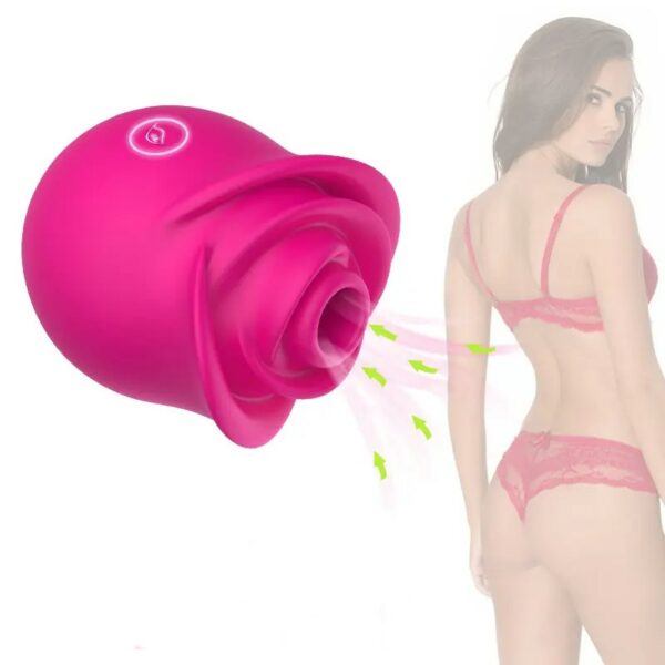 Rose Sucking Yoni Suction Vibrator Toy for Women 2