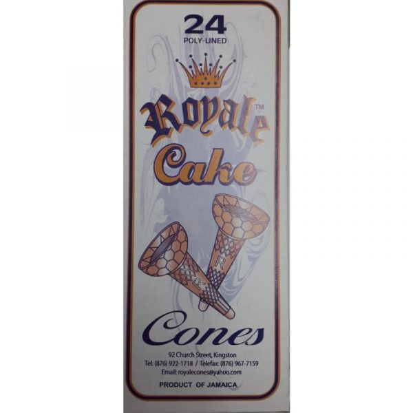 Royale Cake Poly Lined Ice cream Cones 24 count 1