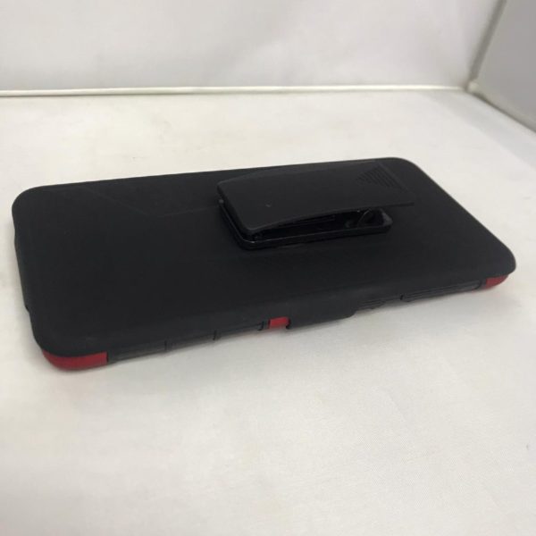 Samsung A71 Hard Plastic Phone Case with Waist Clip Red Black Back Piece