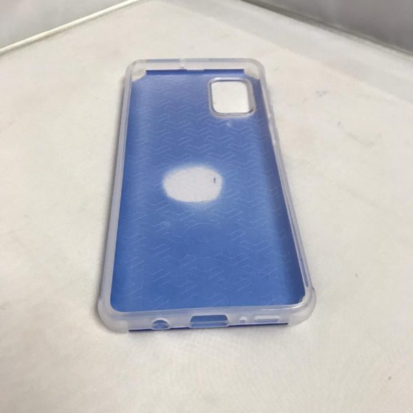 Samsung Galaxy A71 Cases with Plain Color Hard Plastic Rubber Inside
