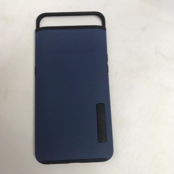Samsung Galaxy A80 Case Hard Plastic Rubber Dark Blue