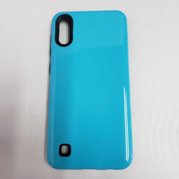 Samsung Galaxy M10A10 Unisex Slim Fit Hard Plastic Phone Cover Case Turquoise