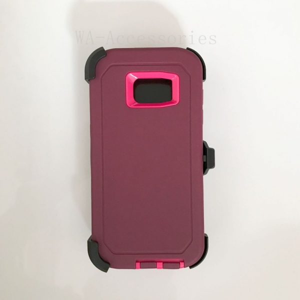 Samsung Galaxy Note 5 Defender Case burgundy pink