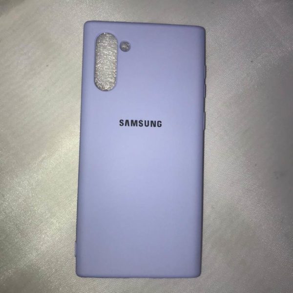 Samsung Galaxy Note10 Silicone Phone Case Light Blue 1