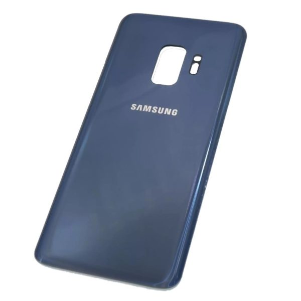 Samsung Galaxy S9 blue Battery Back Door Glass Cover Replacement blue