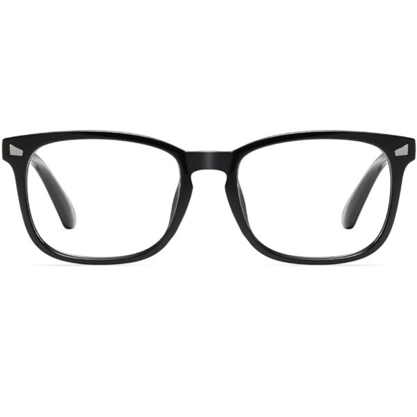 Simple black blue light glasses 1