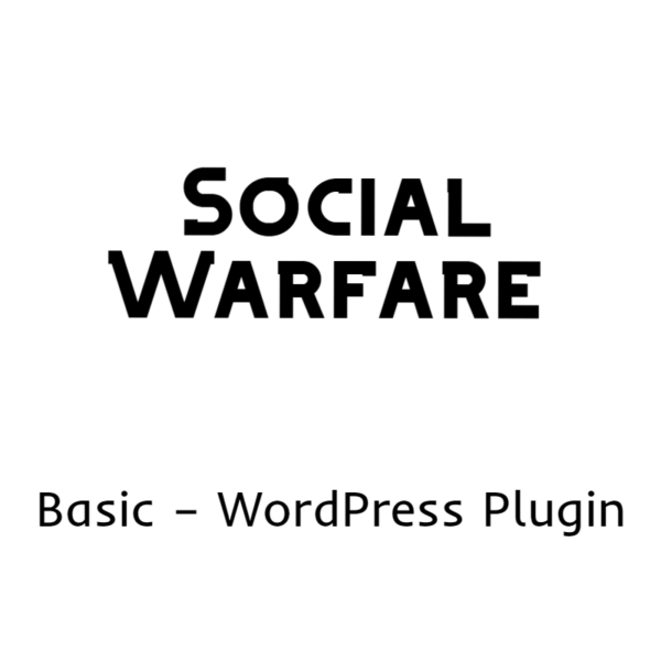 Social Warfare Basic WordPress Plugin