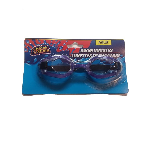 Kids Swimming Goggles Swimways Fish Face Dolphin Ages 6-12 Blue Purple Yellow 