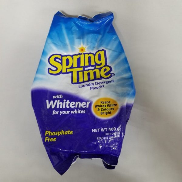 Spring Time Laundry Detergent Powder with Whitener for Your Whites 400g 1