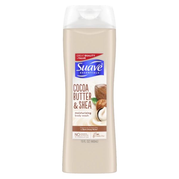 Suave Essentials Cocoa Butter Shea Moisturizing Body Wash