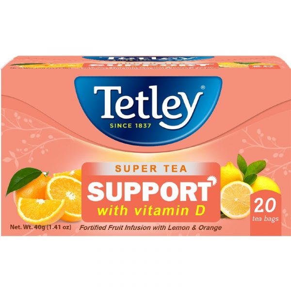 Tetley Supper Tea Support with vitamin D