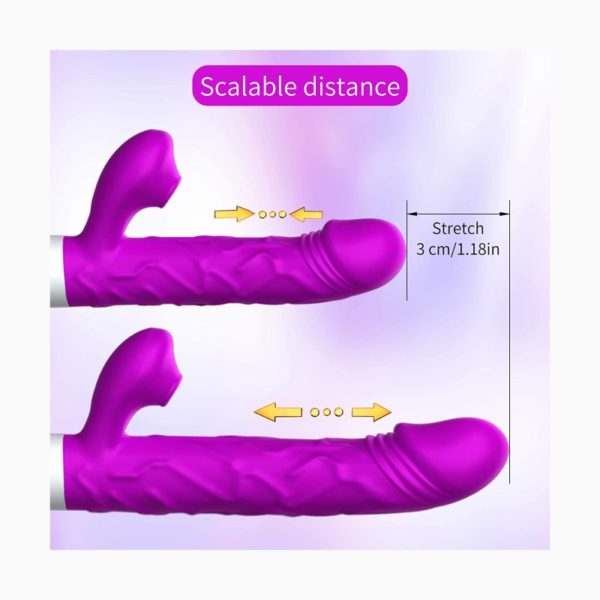 Thrusting Sucking Rabbit Vibrator for Women Adult Sex Toys 5