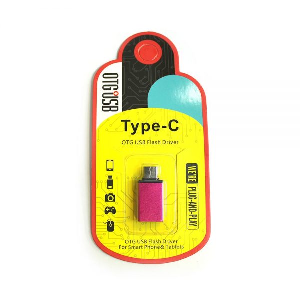 Type C OTG USB Flash Driver pink