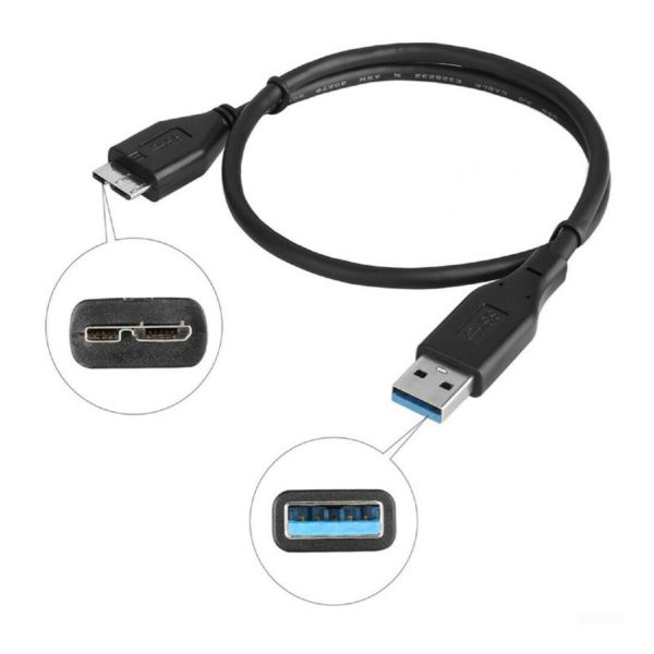 USB 3.0 CABLE CORD FOR SEAGATE BACKUP PLUS SLIM PORTABLE EXTERNAL HARD DRIVE HDD 2 2