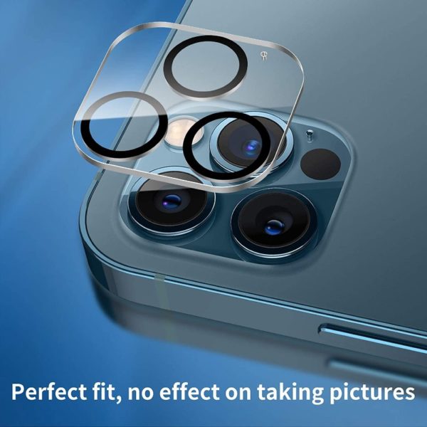 VASIVO Camera Lens Protector Compatible with iphone 12 pro max HD Clear Tempered Glass Camera Lens Protector 9H Hardness Ultra Thin Tempered Glass Film2 Packs